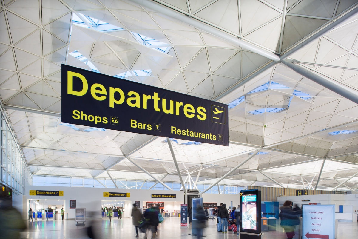 Stansted Airport Departure gates